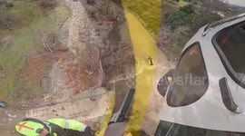 Firefighters rescue driver stranded in flood for 15 hours at Lake Del Valle, California