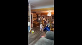 Little girl starts crying after seeing her father with shaved beard