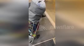 Activist Confronts Shoplifters in San Francisco, CA, USA
