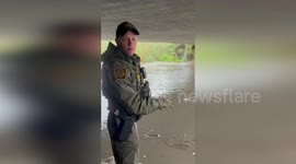U.S. Border Patrol Rescues 8 Migrants near San Diego, CA, USA