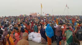 Holy Dip! Thousands of Hindu devotees gather for Magh Mela Festival amid severe cold in Prayagraj