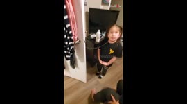 From loose to lost: Little girl lets go of her tooth