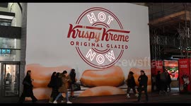 New Krispy Kreme Store in Oxfore Street, London, United Kingdom