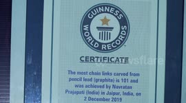 Jaipur Sculptor Carves Out Smallest Statue Of Ram Lalla On Tip Of Pencil |
