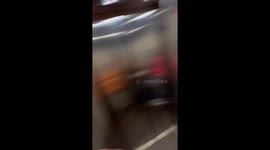 Woman in hysterics as she drops phone down elevator shaft