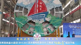 The World First Mud-water Balancing Shield Machine Delivered in Hangzhou, China