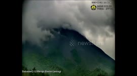 Indonesia's Mount Merapi Launches Hot Clouds Again