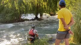 Riveting rafting rescue: dramatic video captures swift river save in Mendoza, Argentina