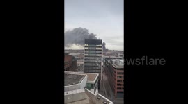 UK: Huge Fire Ravages Four-Story Building In Liverpool City Center 2