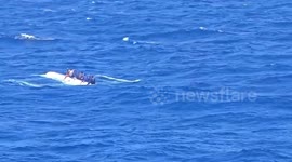 Seven fishermen rescued from capsized boat off Philippine island
