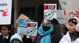 Afghan Hazara Community Gather in Toronto, Canada to Protests Hazara Genocide in Kabul