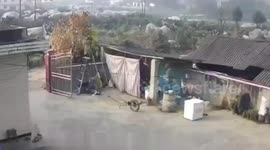 Villager repairing methane tank triggers explosion in China