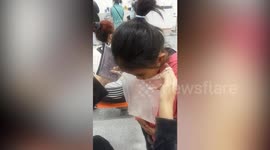 Teachers caught sticking pins in pupils' lips as punishment for chewing gum in class