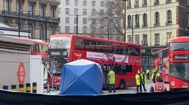 Person dies after bus smashes into stop outside Victoria Station in London