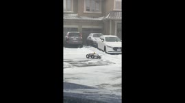 A Tiny Helper In Canadian Winter