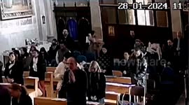 Gunmen burst into a church in Istanbul, Turkey