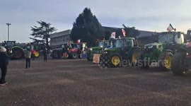 France Farmers Protest On Outskirts Of Paris, France