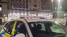 A woman has died after being hit by a bus outside Victoria Bus Station in central London.