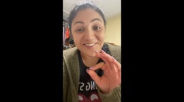 Woman can't hold back laughter at distraught husband's henna fail