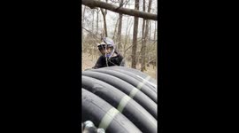 Downhill Stunt Gone Wrong