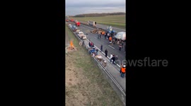 France: Farmers Block Motorways Around Paris As Part Of Continuing Protests Against Regulations