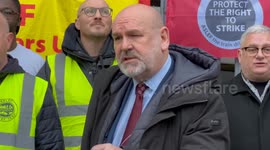Train drivers go on strike in South East England