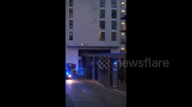 UK: Fire Engulfs Flats In Wembley, London 2