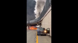 Fatal accident: truck carrying diesel crashes and ignites on Ohio Highway