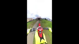 16-year-old circus performer jumps 17 meters on dirt bike over Nottingham audience