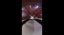 Terrifying POV of daredevil's 'wheel of death' circus stunt