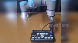 Robot with AI sensor reads braille at double human speeds