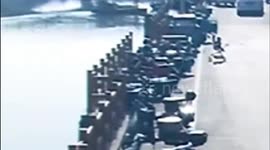 Heroic cleaner saves drowning infant after stroller slides into river in China