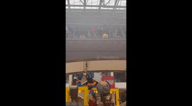 Boy accidentally drops his Lego set in the Legoland attraction *Hilarious*