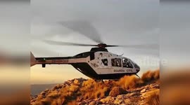 Guardia Civil and Firefighters Save Collapsed Hiker in Cordoba, Spain