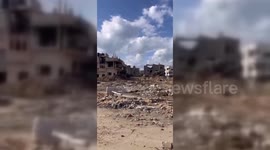 Gaza's Bureij refugee camp left in ruins