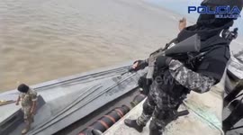 Marines And Police Board Narco Sub Trafficking USD 50M Of Cocaine in Ecuador