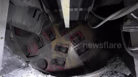 How is highway tunnel constructed above 3,000 meters in China