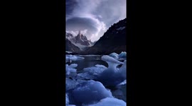 Video del cerro Chalten en la provincia de santa cruz en Argentina