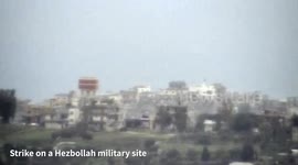 IDF Conducts Strikes on Hezbollah Site in Southern Lebanon