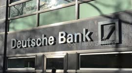 File Footage of the local Deutsche Bank in Berlin, Germany