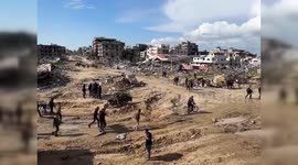 Gazans Return To Northern Wastelands