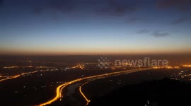 Mesmerizing sunrise in Jincheng, China