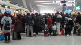 Spring Festival Transport Rush in Hangzhou, China