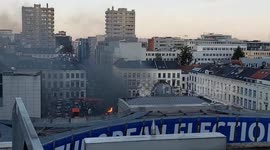 Farmers ignite protest at European Parliament: tractors block streets as demands for agricultural reform intensify