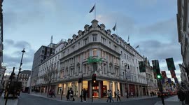 The last day of Fenwick Department store which has been located in New Bond Street for 130 years