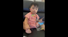 Falling asleep while playing.