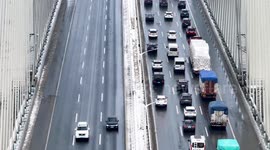 Expressways Congested During The Spring Festival Transporation rush in Huaian, China