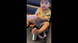 When you leave your toddler for 5 sec