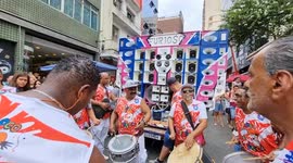 Brazilian Carnival celebration unfolds in Sao Paulo, Brazil