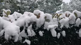 Heavy Snow Hit Yichang, China